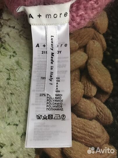 Шапки A+more шерсть Альпака, Италия,яркие цвета