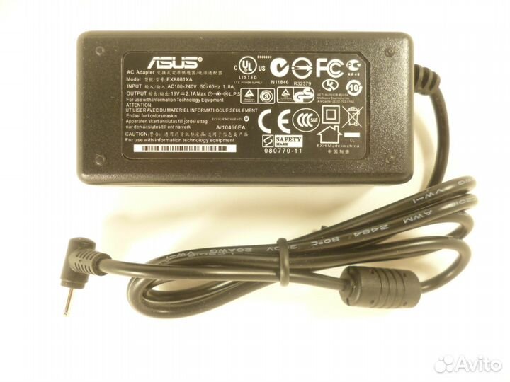 Новый блок питания Asus 40W 19V 2.1A (2.5x0.7)