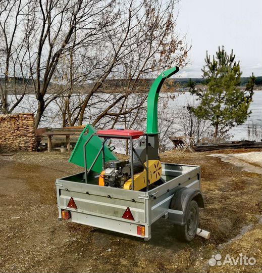 Измельчитель веток, скос травы