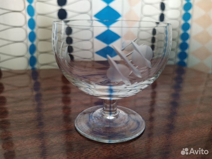 Стеклянные бокалы СССР