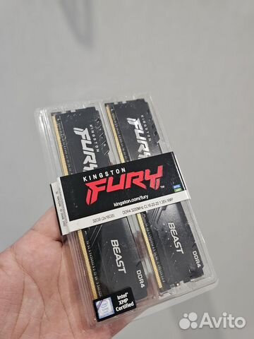 Оперативная память Kingston 32gb Ddr4 16gb *2
