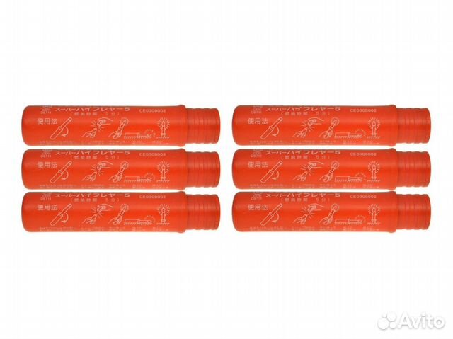 Фальшфейера красного огня (Япония), к-т из 6-ти шт