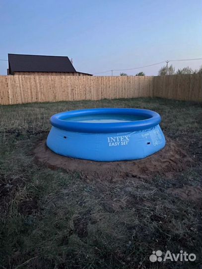 Новый бассейн intex. Для дачи