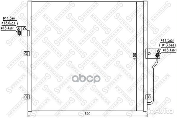 10-45578-SX радиатор кондиционера Ssangyong A
