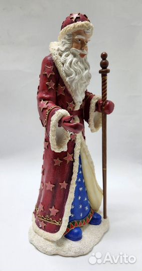 Статуэтка Дед Мороз полистоун (состояние на фото)