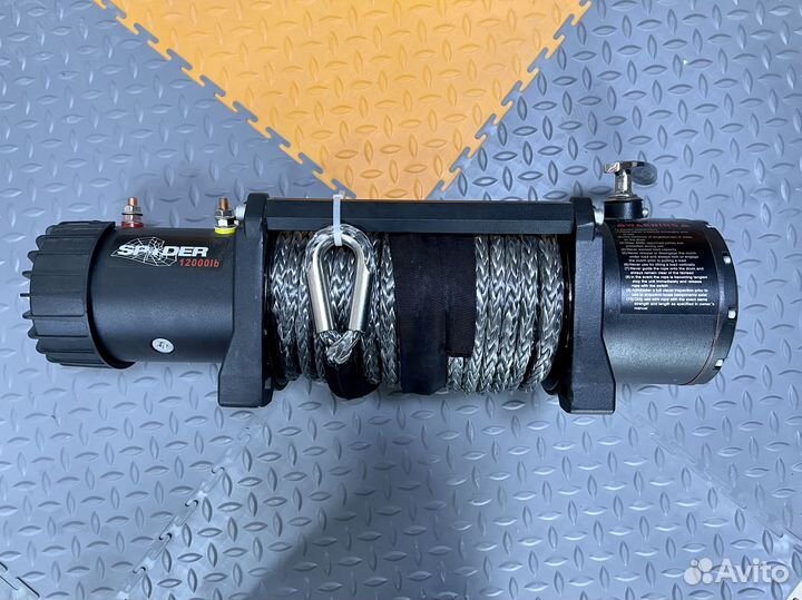 Лебедка электрическая 12V spider 12000lbs/5443 к