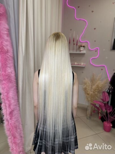 Волосы для наращивания блонд черные