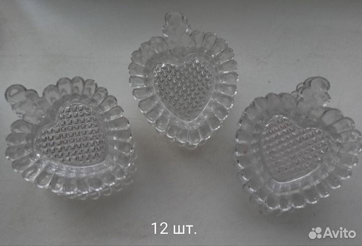 Розетки для варенья хрустальСССР