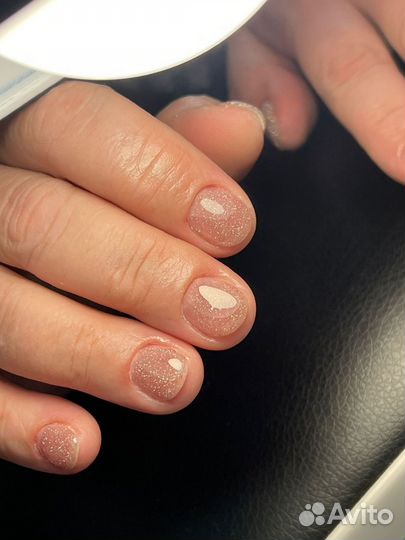Маникюр наращивание ногтей
