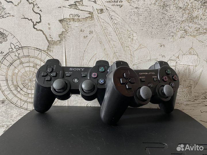 Sony PlayStation 3 Slim 320GB 2 геймпада 600+ игр