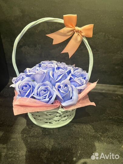 Букеты из мыльных роз