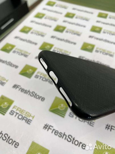 Чехол чёрный с 3d узором для iPhone X/Xs