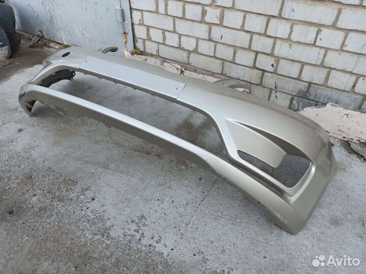 Kia rio 3 бампер передний бежевый