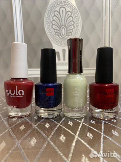 Лак для ногтей 4шт Sophin