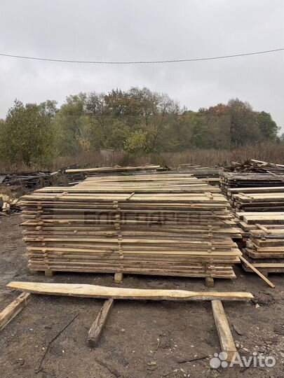 Не обрезная доска липа 50 мм