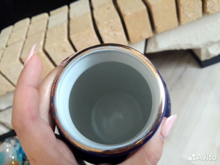 Вазочка кобальтовая лфз прелесть