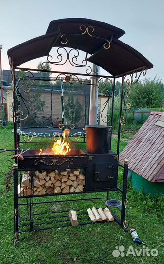 Мангал лофт