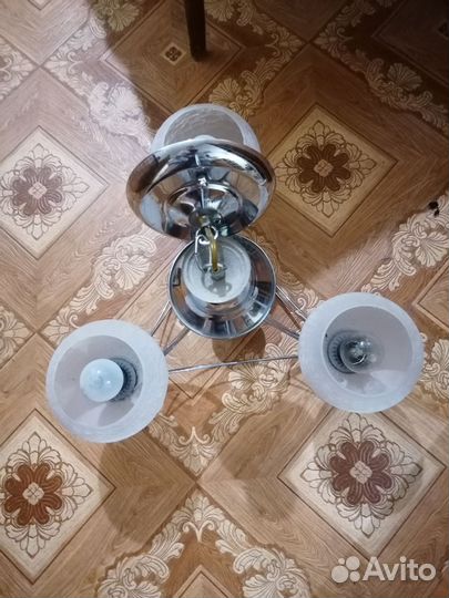 Люстра потолочная подвесная бу