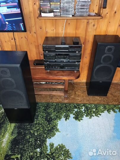 Музыкальный центр technics и колонки