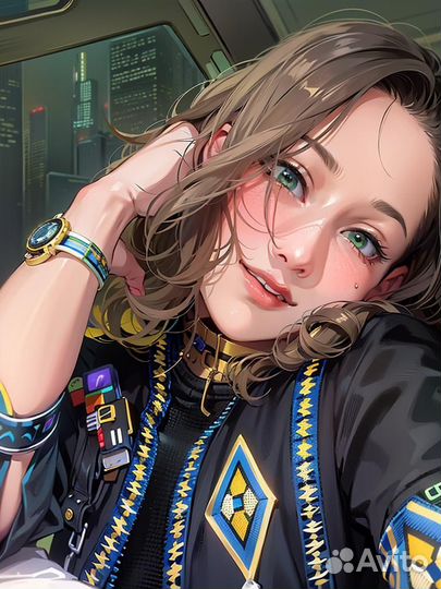 Ретушь фото / арт в стиле аниме / эльфы