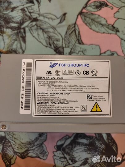 Блок питания для пк 300w