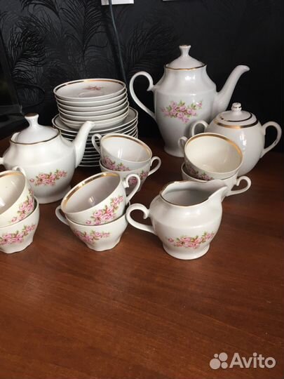 Сервиз чайный RPR (Рижский фарфоровый завод) СССР