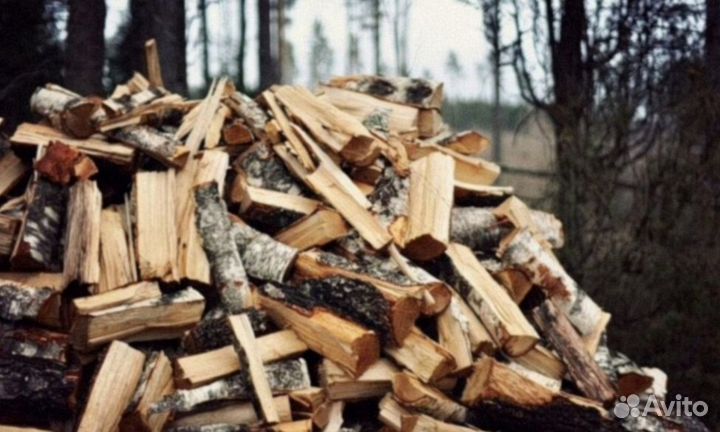 Дрова березовые колотые