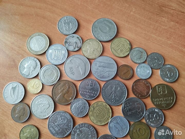 Иностранные монеты 47 шт