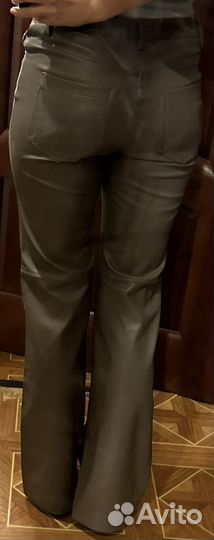Брюки кожаные