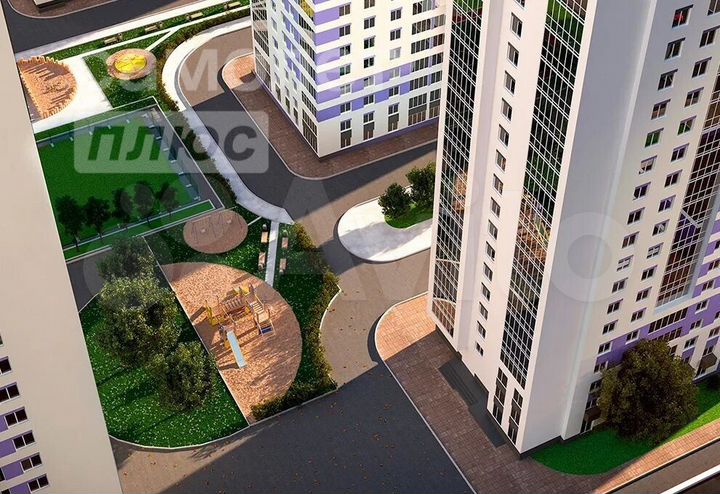 2-к. квартира, 45,5 м², 10/25 эт.