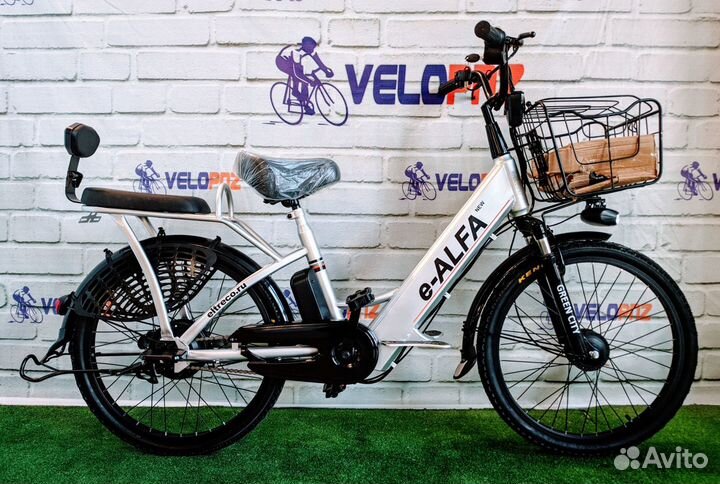 Электровелосипед green city e-alfa new