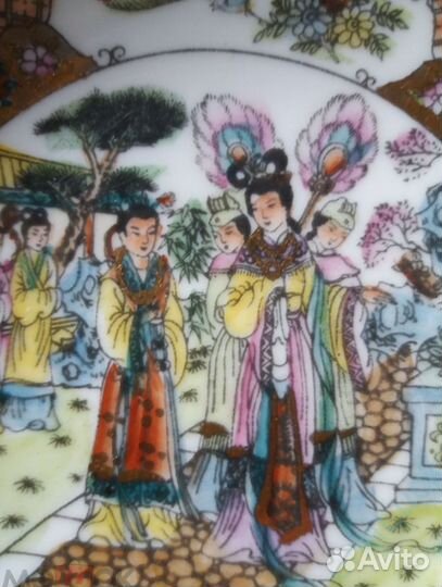 Тарелка блюдце декоративное винтаж