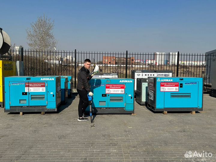 Аренда компрессоров дизельных Airman, Atlas Copco