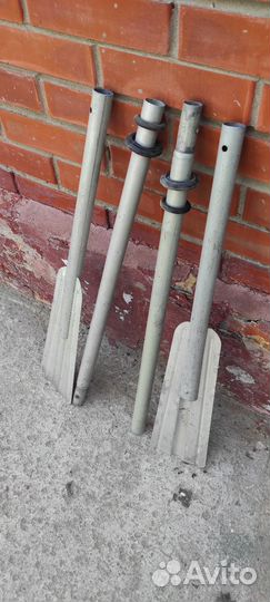 Весла алюминиевые разборные пара