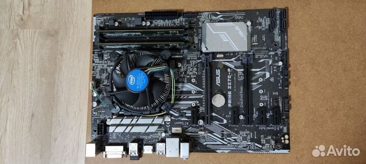 Материнская плата asus prime z270-p с процессором