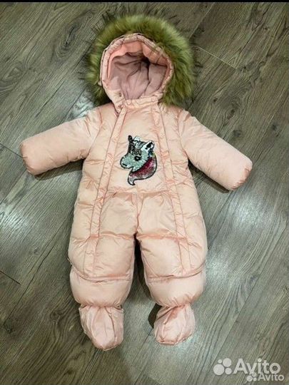 Зимний комбинезон 74 для девочки
