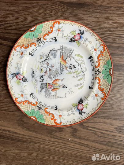 Антикварная тарелка 1862-1880