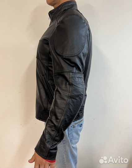 Мотокуртка кожаная мужская scoyco XL
