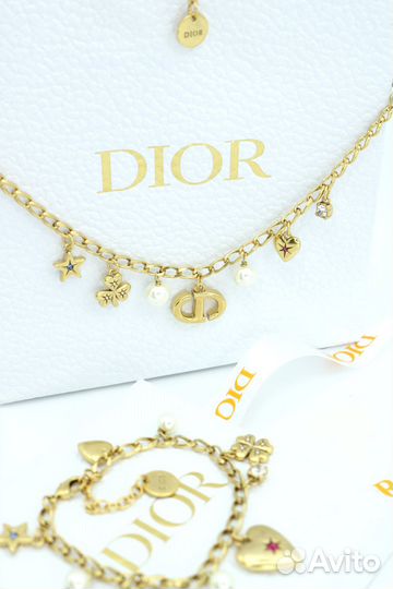 Колье dior lucky charms диор