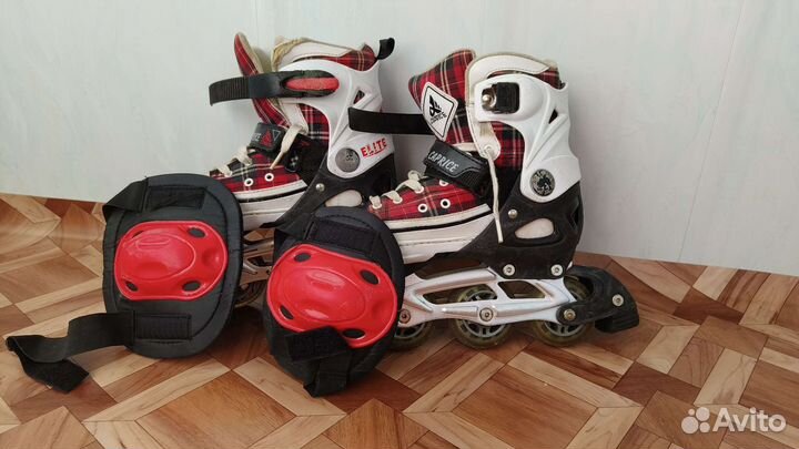 Детские ролики с защитой