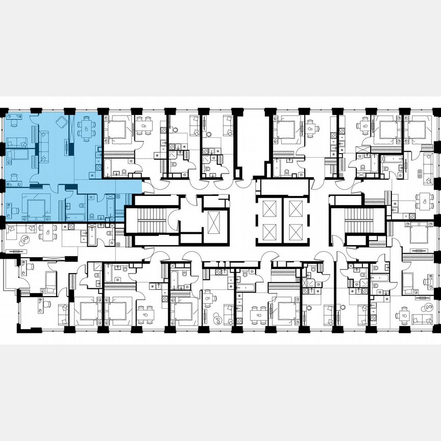 4-к. квартира, 101,8 м², 5/48 эт.