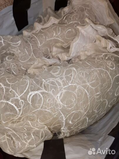 Тюль на большое окно