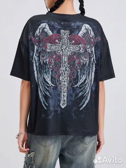 Футболка affliction type sk8