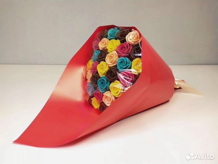 Шоколадные Розы - 37 шт в Букете