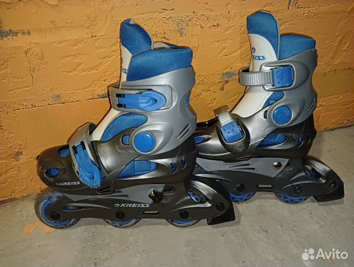 Роликовые коньки детские раздвижные