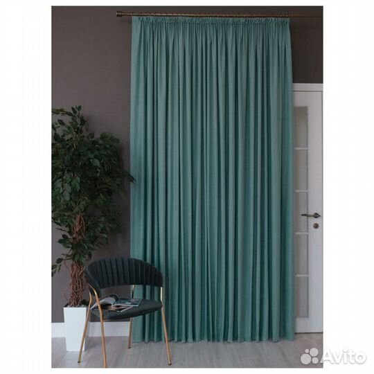 Штора портьерная на шт.ленте pikamo нубук 200x280с