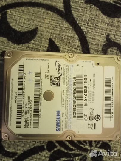 Жёсткие диски для ноутбука(320, 500,1000гб)