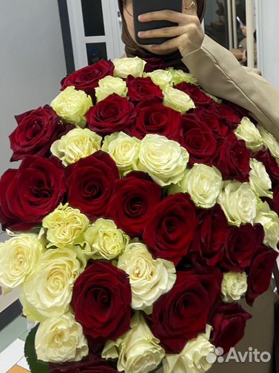 Букет из 51 розы