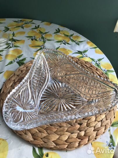 Салатник хрустальный