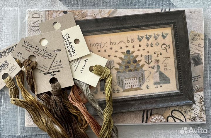 Схема с нитками with thy needle&threads